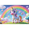 image:imageTrefl  The Treflik Family Candy World  Puzzle 60 Elements  Colorful Puzzle with Unicorns Entertainment Fun for Kids 4 and up