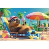 image:imageTrefl  The Treflik Family Capybara Style Relaxation  100 Piece Puzzle  Colourful Puzzles with Animals Creative Entertainment Fun for Kids Aged 5 and up