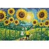 image:imageTrefl  The Treflik Family Inspired By Art A Walk Among Sunflowers  100 Pieces  Colourful Puzzle with Fairy Tale Characters Creative Entertainment Fun for Children Aged 5 and Up