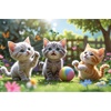 image:imageTrefl  The Treflik Family Three Kittens  Puzzle 60 Elements  Colorful Puzzles with Kittens Entertainment Fun for Kids 4 and up