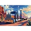 image:imageTrefl  Truck on the Road  160 Piece Puzzle  Colourful Puzzle with a Truck Creative Entertainment Fun for Children Aged 6 and Older