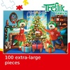 image:imageTrefl  Winter Trefliks  100 Piece Puzzle  Colourful Jigsaw Puzzle with Treflik Family Creative Entertainment Fun for Children Aged 5 and Older