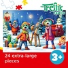 image:imageTrefl 24 Piece Jigsaw Trefliks are Building a Snowman Puzzle Maxi Print DIY Puzzle Treflik Family Creative Fun Classic Jigsaw for Children from 3 Years Old