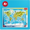 image:imageTrefl 25 Piece Jigsaw Puzzle World map with Animals Print DIY Puzzle Creative Fun Classic Jigsaw for Adults and Children from 4 Years Old