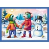 image:imageTrefl 4in1 Jigsaw Puzzle Its Snowing at the Trefliks House Print DIY Puzzle Creative Fun Classic Jigsaw for Adults and Children from 4 Years Old