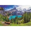 image:imageTrefl Lake Oeschinen Alps Switzerland 1500 Piece Jigsaw Puzzle Red 33x23 Print DIY Puzzle Creative Fun Classic Puzzle for Adults and Children from 14 Years Old