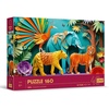 image:imageTrefl  3D Effect Puzzle Jungle  160 Pieces  Trefls 40th Anniversary Coloured Puzzles for Children Aged 6 and Older