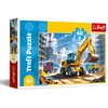 image:imageTrefl  Backhoe Loader  60 Piece Puzzle  Colourful Puzzle with Vehicles Creative Entertainment Fun for Children Aged 4 and Older