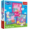 image:imageTrefl  Peppa Pig Peppa Pigs Habits  3in1 Puzzle 3 Puzzles 20 to 50 Pieces  Various Difficulty Levels Entertainment for Children Aged 3