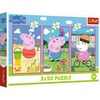 image:imageTrefl  Puzzle 3in1 Peppa Pig The Power of Friendship  3 x 50 Pieces Set of Three Puzzles for Kids Aged 4 and Older