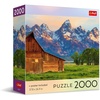 image:imageTrefl  Square Box  View of the Teton Range 2000 Piece Jigsaw Puzzle 38x27 Print DIY Puzzle Creative Fun Classic Jigsaw for Adults and Children from 14 Years Old