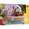 image:imageTrefl  The Treflik Family Capybara at the Spa  Puzzle 160 Elements  Colourful Puzzle with Capybara at Home Spa Creative Entertainment Fun for Kids Ages 6 and up