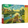 image:imageTrefl  The Treflik Family Inspired By Art Feeding Capybaras  100 Pieces  Colourful Puzzles with Fairy Tale Characters Creative Entertainment Fun for Children Aged 5 and up