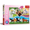 image:imageTrefl Beautiful Horses 200 Piece Jigsaw Puzzle Red 19x13 Print DIY Puzzle Creative Fun Classic Jigsaw for Adults and Children from 7 Years Old