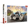 image:imageTrefl Black Motorcycle 500 Piece Jigsaw Puzzle Red 19x13 Print DIY Jigsaw Creative Fun Classic Puzzle for Adults and Children from 10 Years Old