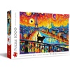 image:imageTrefl Cat in Paris 1000 Piece Jigsaw Puzzle Red 27x19 Print DIY Puzzle Creative Fun Classic Jigsaw for Adults and Children from 14 Years Old