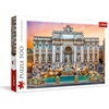 image:imageTrefl Fontanna di Trevi Rome 500 Piece Jigsaw Puzzle Red 19x13 Print DIY Jigsaw Creative Fun Classic Puzzle for Adults and Children from 10 Years Old