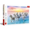 image:imageTrefl Galloping White Horses 500 Piece Jigsaw Puzzle Red 19x13 Print DIY Puzzle Creative Fun Classic Jigsaw for Adults and Children from 10 Years Old