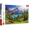 image:imageTrefl Lake Oeschinen Alps Switzerland 1500 Piece Jigsaw Puzzle Red 33x23 Print DIY Puzzle Creative Fun Classic Puzzle for Adults and Children from 14 Years Old