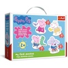 image:imageTrefl Lovely Peppa Pig 4in1 Jigsaw Puzzle Baby Classic DIY Puzzle Creative Fun Classic Jigsaw for Adults and Children from 2 Years OldColoured