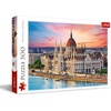 image:imageTrefl Parliament Budapest Hungary 500 Piece Jigsaw Puzzle Red 19x13 Print DIY Puzzle Creative Fun Classic Jigsaw for Adults and Children from 14 Years Old