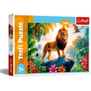 image:imageTrefl  King of the Jungle  200 Piece Puzzle  Colourful Puzzle with Animals for Children Aged 7 and Older