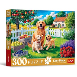 image:imageTrefl  Puzzle EasyPiece Dogs in the Countryside  300 Pieces  Large Pieces Easy Puzzle for Adults and Children Aged 10 and Older