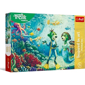 image:imageTrefl  The Treflik Family Inspired By Art Magic of the Deep  100 Pieces  Colourful Puzzles with Fairy Tale Characters Creative Entertainment Fun for Children Aged 5 and up
