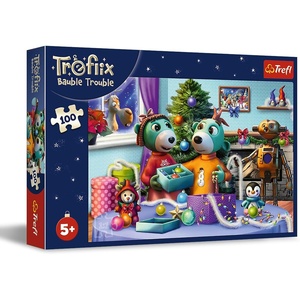 image:imageTrefl  Trefliks Family Christmas  100 Piece Puzzle  Colourful Jigsaw Puzzle with Treflik Family Creative Entertainment Fun for Children Aged 5 and Older
