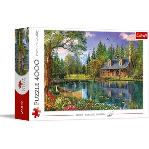 image:imageTrefl Afternoon Idyll 4000 Piece Jigsaw Puzzle Red 54x38 Print DIY Puzzle Creative Fun Classic Puzzle for Adults and Children from 15 Years Old