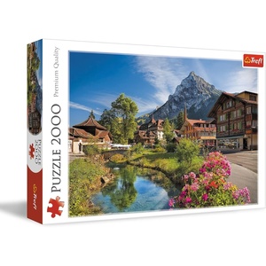 image:imageTrefl Alps in the Summer 2000 Piece Jigsaw Puzzle Red 38x27 Print DIY Jigsaw Creative Fun Classic Puzzle for Adults and Children from 14 Years Old