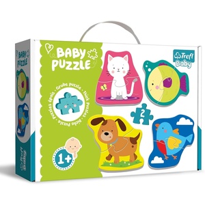 image:imageTrefl Animals 4in1 Jigsaw Puzzle Baby Classic DIY Puzzle Creative Fun Classic Jigsaw for Adults and Children from 2 Years Old