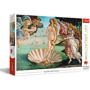 image:imageTrefl Art Collection The Birth of Venus Sandro Botticelli 1000 Piece Jigsaw Puzzle Red 27x19 Print DIY Jigsaw Creative Fun Classic Puzzle for Adults and Children from 14 Years Old