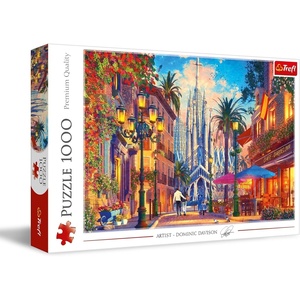 image:imageTrefl Barcelona Spain 1000 Piece Jigsaw Puzzle Red 27x19 Print DIY Puzzle Creative Fun Classic Jigsaw for Adults and Children from 14 Years Old