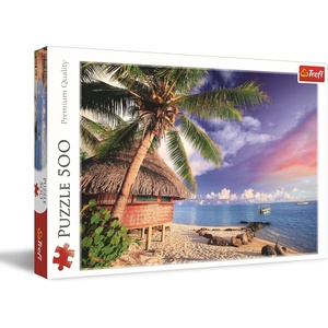 image:imageTrefl BoraBora Island 500 Piece Jigsaw Puzzle Red 19x13 Print DIY Puzzle Creative Fun Classic Jigsaw for Adults and Children from 10 Years Old