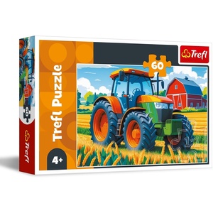 image:imageTrefl Farmers Vehicle  60 Piece Puzzle  Colourful Puzzle with Vehicles Creative Entertainment Fun for Children Aged 4 and Older