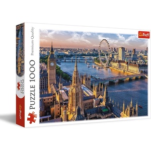 image:imageTrefl London 1000 Piece Jigsaw Puzzle Red 27x19 Print DIY Jigsaw Creative Fun Classic Puzzle for Adults and Children from 14 Years Old
