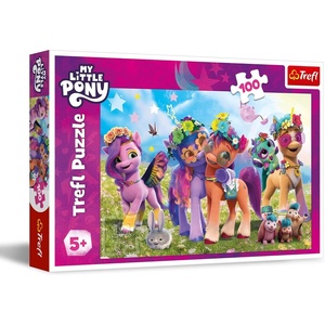image:imageTrefl My Little Pony 100 Piece Jigsaw Puzzle Funny Ponies 16x11 Print DIY Puzzle Creative Fun Classic Jigsaw for Adults and Children from 5 Years Old100 Piece Jigsaw Puzzle Funny Ponies