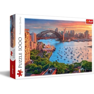 image:imageTrefl Sydney Australia 1000 Piece Jigsaw Puzzle Red 27x19 Print DIY Puzzle Creative Fun Classic Jigsaw for Adults and Children from 14 Years Old