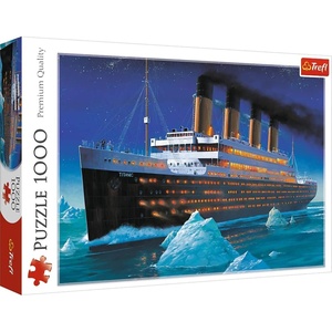 image:imageTrefl Titanic 1000 Piece Jigsaw Puzzle Red 27x19 Print DIY Puzzle Creative Fun Classic Puzzle for Adults from 14 Years Old