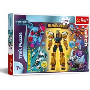 image:imageTrefl Transformers Red 200 Piece Jigsaw Puzzle Transformers 19x13 Print DIY Puzzle Creative Fun Classic Jigsaw for Adults and Children from 7 Years Old