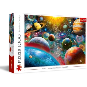 image:imageTrefl Universe 1000 Piece Jigsaw Puzzle Red 27x19 Print Creative Fun Classic Puzzle for Adults and Children from 14 Years Old