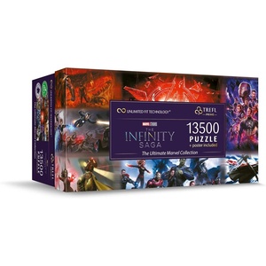 image:imageTrefl Prime  UFT Jigsaw Puzzle Marvel The Ultimate Marvel Collection  13500 Pieces Large Puzzle BIO EKO Collage with Superheroes Entertainment for Adults and Children from 14 Years and Up