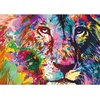 image:imageTrefl Colorful Lion 1000 Piece Jigsaw Puzzle Red 27x19 Print DIY Puzzle Creative Fun Classic Jigsaw for Adults and Children from 14 Years Old