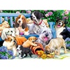 image:imageTrefl Dogs in the Garden 1000 Piece Jigsaw Puzzle Red 27x19 Print DIY Puzzle Creative Fun Classic Jigsaw for Adults and Children from 14 Years Old