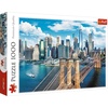 image:imageTrefl Brooklyn Bridge New York USA 1000 Piece Jigsaw Puzzle Red 27x19 Print DIY Puzzle Creative Fun Classic Jigsaw for Adults and Children from 14 Years Old