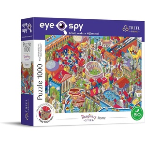 image:imageTrefl EyeSPY Imaginary Cities Rome Italy 1000 Piece Jigsaw Puzzle Prime 27x19 Thick Cardboard Surprising Details Creative Entertainment for Adults and Children from 14 Years Old