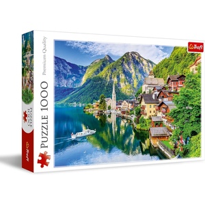 image:imageTrefl Hallstatt Austria 1000 Piece Jigsaw Puzzle Red 27x19 Print DIY Puzzle Creative Fun Classic Jigsaw for Adults and Children from 14 Years Old