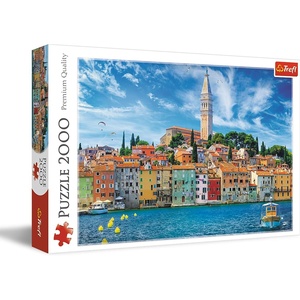 image:imageTrefl Rovinj Croatia 2000 Piece Jigsaw Puzzle Red 19x13 Print DIY Puzzle Creative Fun Classic Puzzle for Adults and Children from 15 Years Old