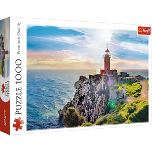 image:imageTrefl The Melagavi Lighthouse 1000 Piece Jigsaw Puzzle Red 27x19 Print DIY Puzzle Creative Fun Classic Jigsaw for Adults and Children from 14 Years Old